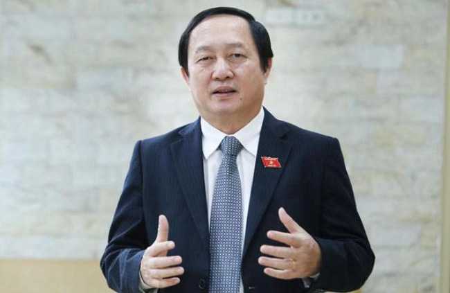 Bộ trưởng Huỳnh Thành Đạt phát biểu