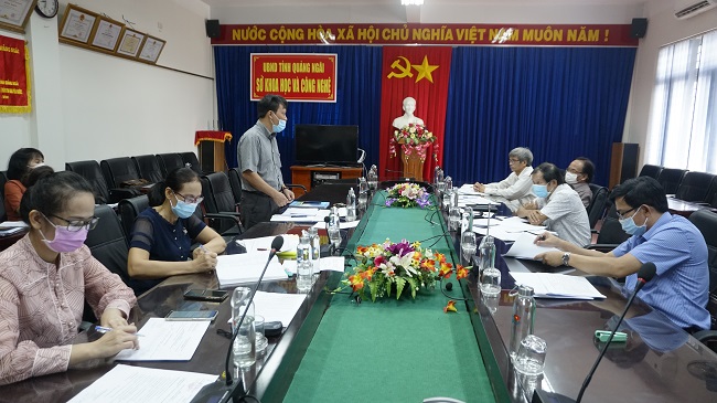 Ths. Nguyễn Minh Trí, Giám đốc Sở Văn hóa Thể thao và Du lịch, Chủ tịch Hội đồng chủ trì buổi làm việc.