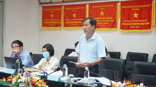 TS. Phan Văn Hiếu, Phó Giám đốc Sở KH&CN, Chủ tịch Hội đồng.