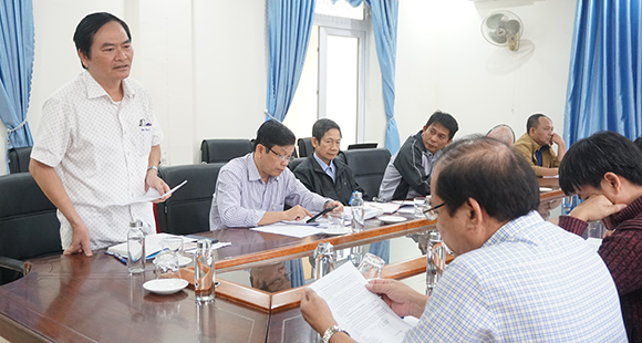 ThS. Nguyễn Văn Thành, Tỉnh ủy viên, Giám đốc Sở KH&CN phát biểu ý kiến.