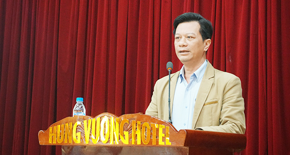 Phó Giám đốc Sở KH&CN Trần Công Hòa  phát biểu khai mạc lớp tập huấn.