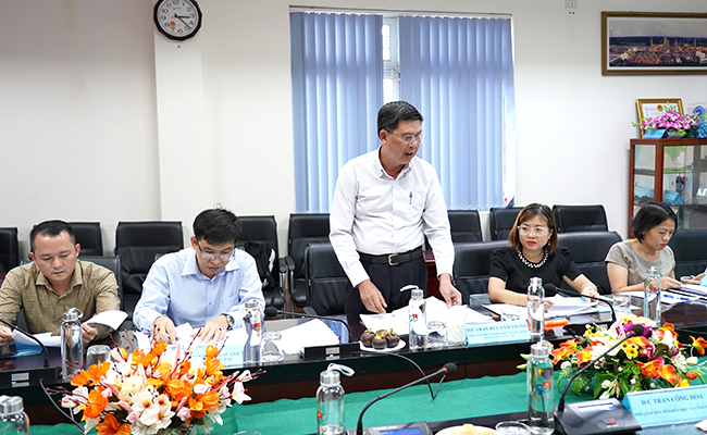 Ông Trần Duy Tâm Thanh Phó Giám đốc Sở KH&CN tỉnh Bà Rịa – Vũng Tàu phát biểu ý kiến.