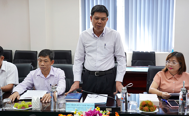 Ông Trần Duy Tâm Thanh Phó Giám đốc Sở KH&CN tỉnh Bà Rịa – Vũng Tàu phát biểu ý kiến.