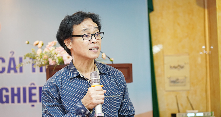 Chuyên gia Nguyễn Ngọc Thi, Giám đốc Viện Năng suất Việt Nam (Chi nhánh tại Đà Nẵng), giảng viên Khóa đào tạo.