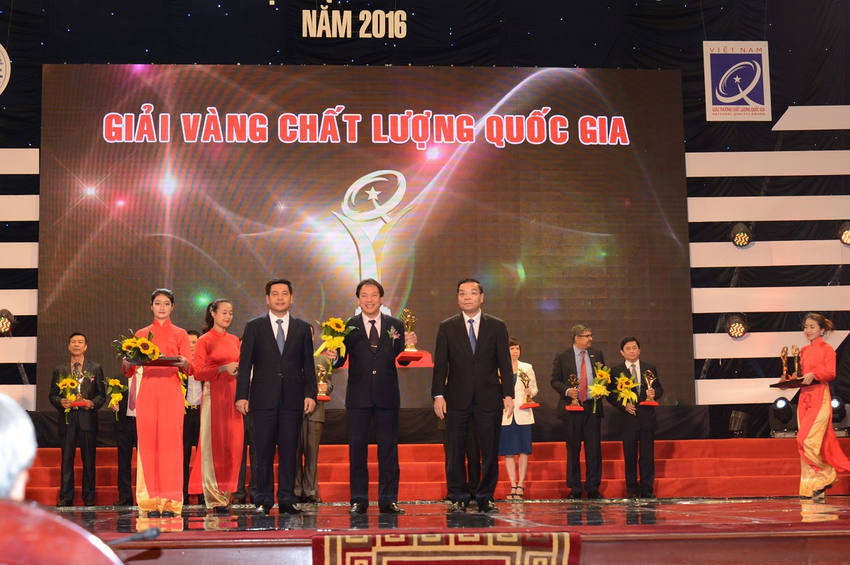 Từ năm 2016 đến năm 2019, Quảng Ngãi có 15 lượt Doanh nghiệp được tặng Giải thưởng Chất lượng Quốc gia