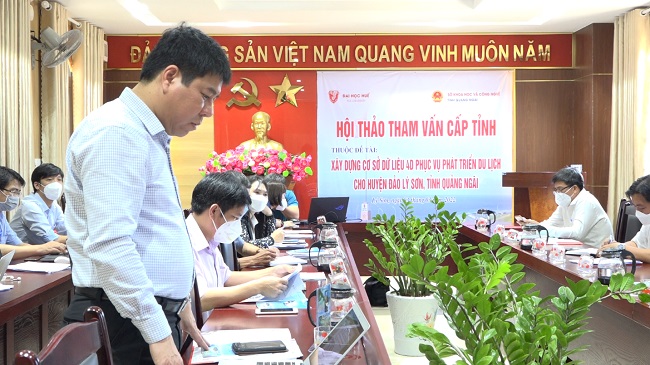 Hội thảo tham vấn cấp tỉnh thuộc đề tài “Xây dựng cơ sở dữ liệu 4D phục vụ phát triển du lịch cho huyện đảo Lý Sơn, tỉnh Quảng Ngãi”