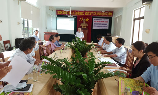 Hội nghị triển khai dự án sản xuất thử nghiệm 02 giống lúa chịu ngập (HL5 và SHPT3) tại Quảng Ngãi và vùng duyên hải Nam Trung Bộ.