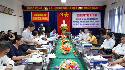 Tổ chức đánh giá, nghiệm thu kết quả thực hiện đề tài