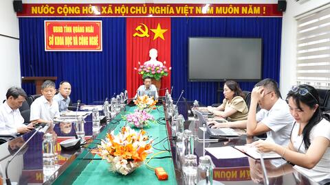 Tỉnh Quảng Ngãi rà soát, hoàn thiện các bài toán và nhiệm vụ công nghệ chiến lược gắn với yêu cầu phát triển địa phương