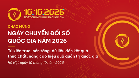 PHỔ CẬP BỘ NHẬN DIỆN NGÀY CHUYỂN ĐỔI SỐ QUỐC GIA NĂM 2026