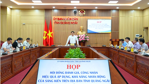 Họp hội đồng đánh giá, công nhận sáng kiến đợt 2 trên địa bàn tỉnh Quảng Ngãi năm 2026