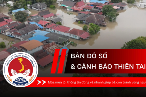 [Tuyên truyền kỹ năng số và an toàn thông tin cho đồng bào dân tộc thiểu số tỉnh Quảng Ngãi] BẢN ĐỒ SỐ VÀ CẢNH BÁO THIÊN TAI