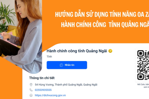 [Tuyên truyền kỹ năng số và an toàn thông tin cho đồng bào dân tộc thiểu số tỉnh Quảng Ngãi] HƯỚNG DẪN SỬ DỤNG TÍNH NĂNG CỦA OA ZALO HÀNH CHÍNH CÔNG TỈNH QUẢNG NGÃI