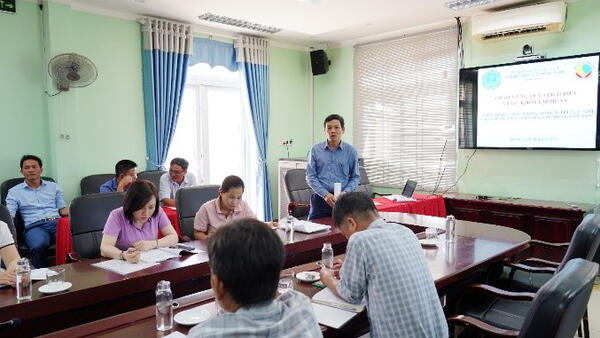 Tập huấn “Quy định về đo lường, sở hữu trí tuệ, ghi nhãn hàng hóa đối với hàng đóng gói sẵn” trên địa bàn huyện Trà Bồng.