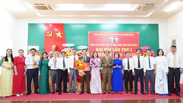 Đại hội Đảng bộ Sở Khoa học và Công nghệ tỉnh Quảng Ngãi lần thứ 1, nhiệm kỳ 2025-2030