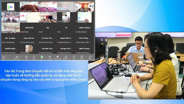 Tập huấn hướng dẫn quản lý, sử dụng chữ ký số chuyên dùng công vụ trên địa bàn tỉnh Quảng Ngãi