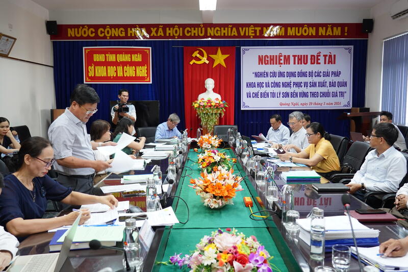 Tổ chức đánh giá, nghiệm thu kết quả thực hiện đề tài