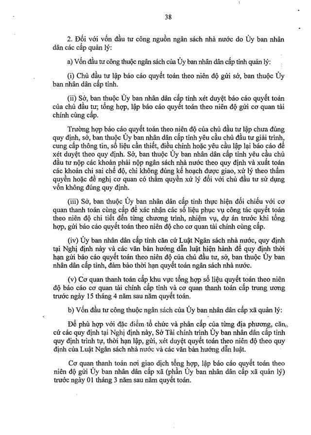 Nghị định số 254/2025/NĐ-CP quy định về quản lý, thanh toán, quyết toán dự án sử dụng vốn đầu tư công- Ảnh 38. Nghị định số 254/2025/NĐ-CP quy định về quản lý, thanh toán, quyết toán dự án sử dụng vốn đầu tư công- Ảnh 38.