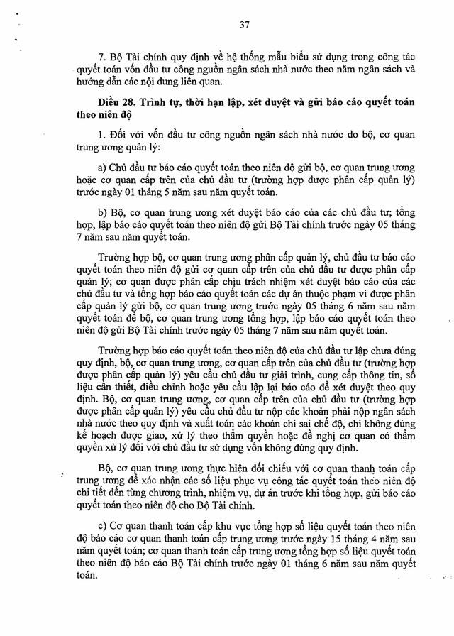 Nghị định số 254/2025/NĐ-CP quy định về quản lý, thanh toán, quyết toán dự án sử dụng vốn đầu tư công- Ảnh 37. Nghị định số 254/2025/NĐ-CP quy định về quản lý, thanh toán, quyết toán dự án sử dụng vốn đầu tư công- Ảnh 37.