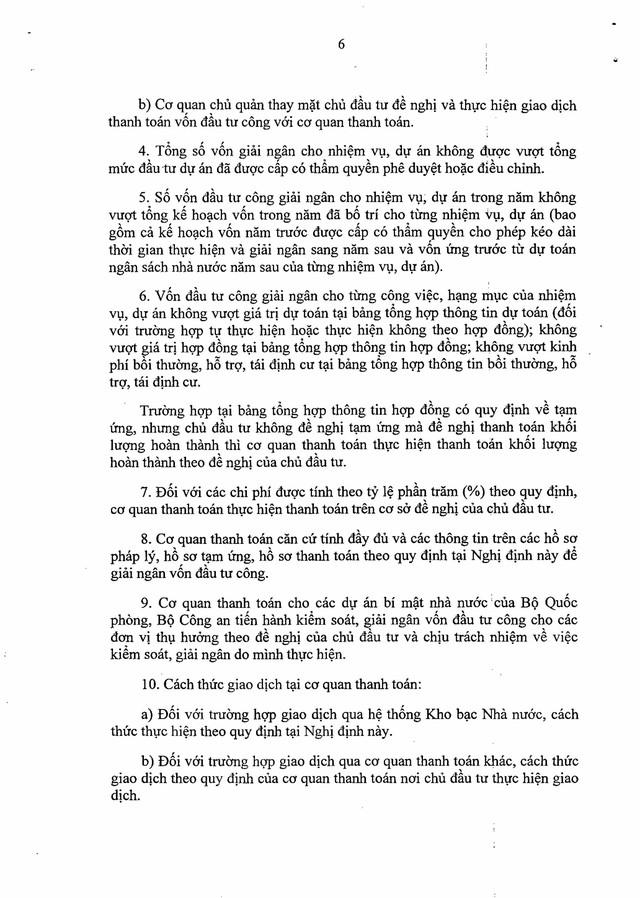 Nghị định số 254/2025/NĐ-CP quy định về quản lý, thanh toán, quyết toán dự án sử dụng vốn đầu tư công- Ảnh 6. Nghị định số 254/2025/NĐ-CP quy định về quản lý, thanh toán, quyết toán dự án sử dụng vốn đầu tư công- Ảnh 6.