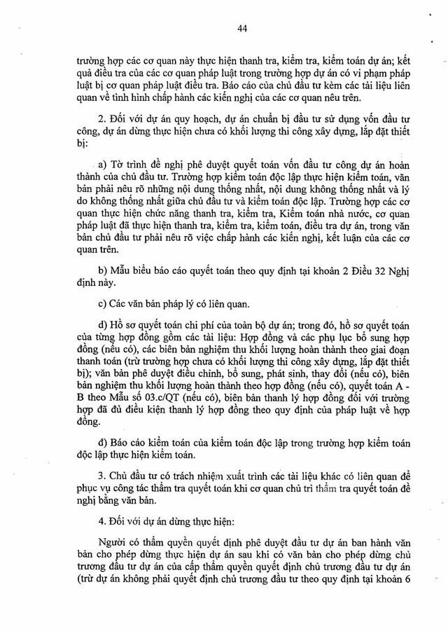 Nghị định số 254/2025/NĐ-CP quy định về quản lý, thanh toán, quyết toán dự án sử dụng vốn đầu tư công- Ảnh 44. Nghị định số 254/2025/NĐ-CP quy định về quản lý, thanh toán, quyết toán dự án sử dụng vốn đầu tư công- Ảnh 44.