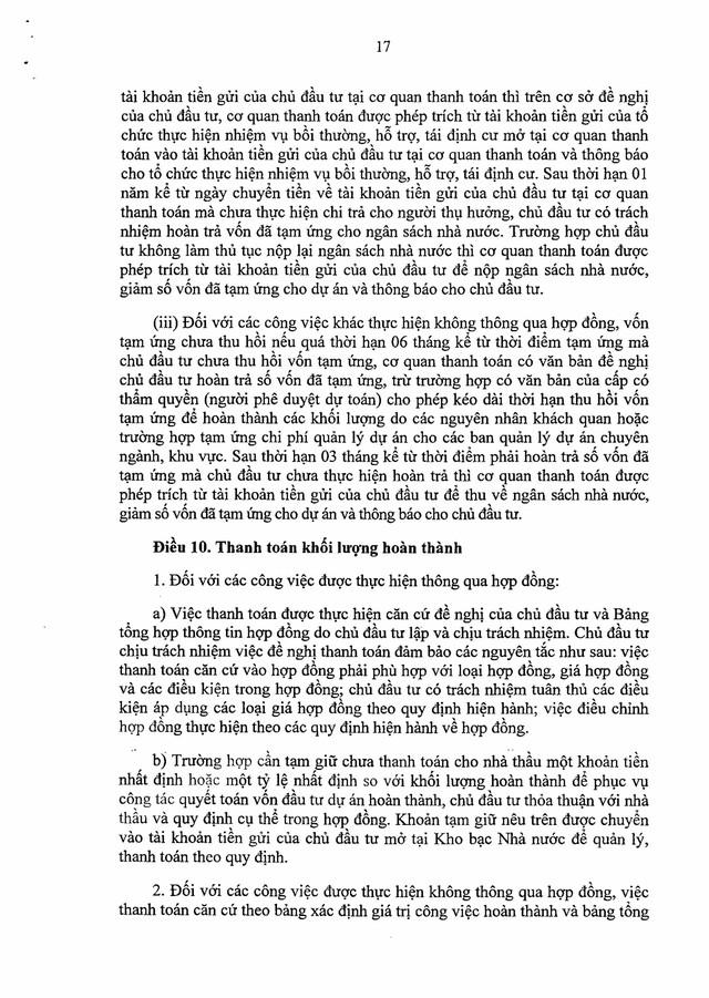 Nghị định số 254/2025/NĐ-CP quy định về quản lý, thanh toán, quyết toán dự án sử dụng vốn đầu tư công- Ảnh 17. Nghị định số 254/2025/NĐ-CP quy định về quản lý, thanh toán, quyết toán dự án sử dụng vốn đầu tư công- Ảnh 17.