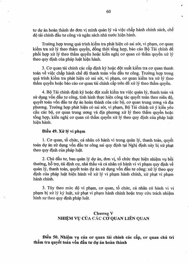 Nghị định số 254/2025/NĐ-CP quy định về quản lý, thanh toán, quyết toán dự án sử dụng vốn đầu tư công- Ảnh 60. Nghị định số 254/2025/NĐ-CP quy định về quản lý, thanh toán, quyết toán dự án sử dụng vốn đầu tư công- Ảnh 60.