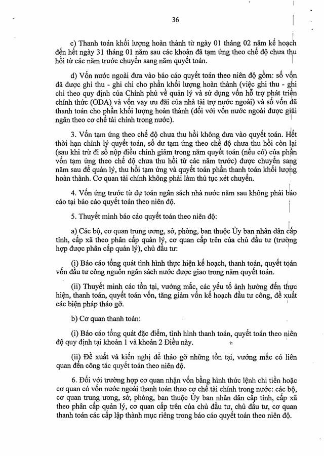 Nghị định số 254/2025/NĐ-CP quy định về quản lý, thanh toán, quyết toán dự án sử dụng vốn đầu tư công- Ảnh 36. Nghị định số 254/2025/NĐ-CP quy định về quản lý, thanh toán, quyết toán dự án sử dụng vốn đầu tư công- Ảnh 36.
