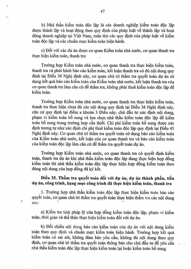 Nghị định số 254/2025/NĐ-CP quy định về quản lý, thanh toán, quyết toán dự án sử dụng vốn đầu tư công- Ảnh 47. Nghị định số 254/2025/NĐ-CP quy định về quản lý, thanh toán, quyết toán dự án sử dụng vốn đầu tư công- Ảnh 47.