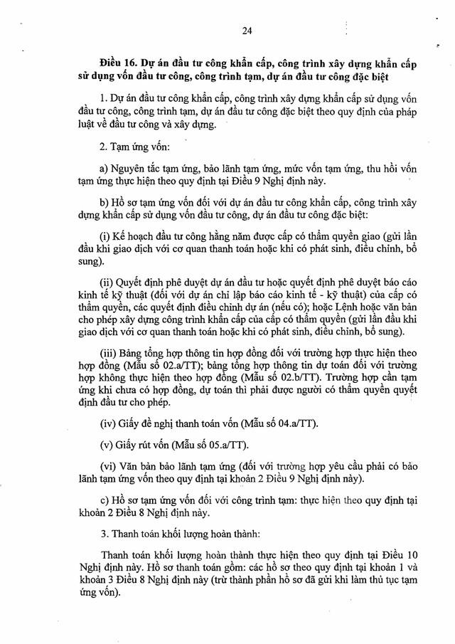 Nghị định số 254/2025/NĐ-CP quy định về quản lý, thanh toán, quyết toán dự án sử dụng vốn đầu tư công- Ảnh 24. Nghị định số 254/2025/NĐ-CP quy định về quản lý, thanh toán, quyết toán dự án sử dụng vốn đầu tư công- Ảnh 24.