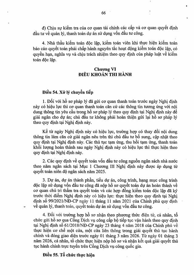 Nghị định số 254/2025/NĐ-CP quy định về quản lý, thanh toán, quyết toán dự án sử dụng vốn đầu tư công- Ảnh 66. Nghị định số 254/2025/NĐ-CP quy định về quản lý, thanh toán, quyết toán dự án sử dụng vốn đầu tư công- Ảnh 66.