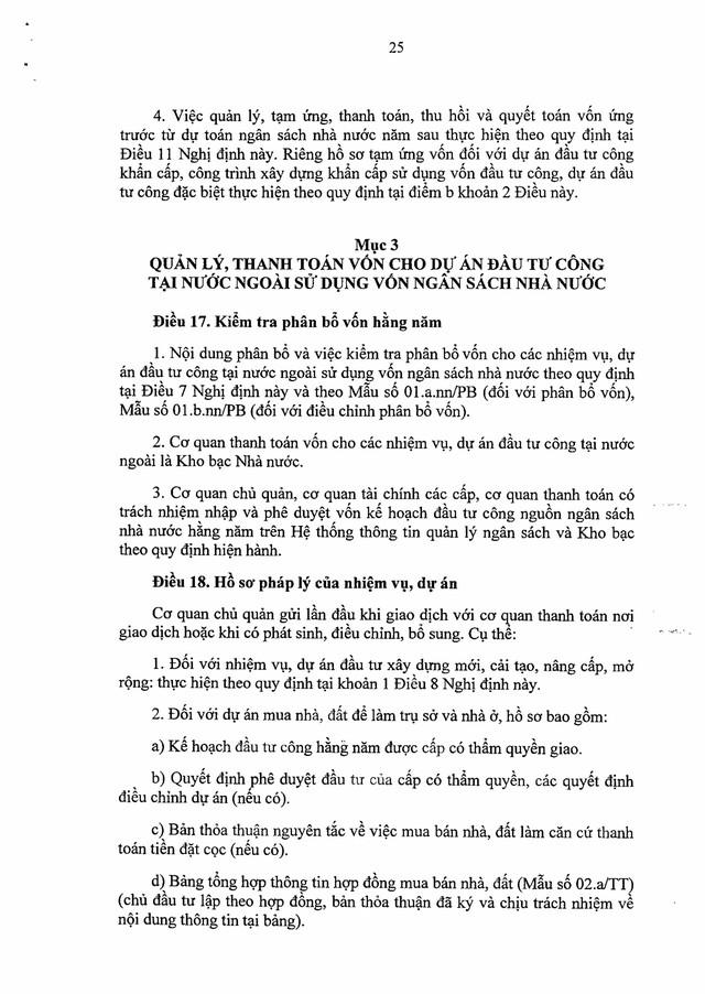 Nghị định số 254/2025/NĐ-CP quy định về quản lý, thanh toán, quyết toán dự án sử dụng vốn đầu tư công- Ảnh 25. Nghị định số 254/2025/NĐ-CP quy định về quản lý, thanh toán, quyết toán dự án sử dụng vốn đầu tư công- Ảnh 25.