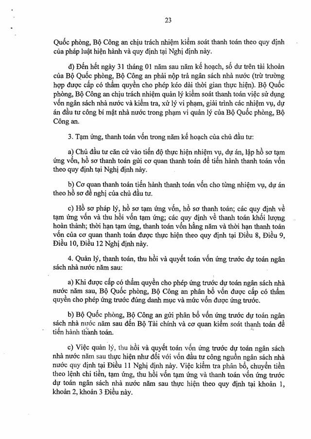Nghị định số 254/2025/NĐ-CP quy định về quản lý, thanh toán, quyết toán dự án sử dụng vốn đầu tư công- Ảnh 23. Nghị định số 254/2025/NĐ-CP quy định về quản lý, thanh toán, quyết toán dự án sử dụng vốn đầu tư công- Ảnh 23.