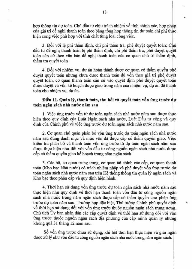 Nghị định số 254/2025/NĐ-CP quy định về quản lý, thanh toán, quyết toán dự án sử dụng vốn đầu tư công- Ảnh 18. Nghị định số 254/2025/NĐ-CP quy định về quản lý, thanh toán, quyết toán dự án sử dụng vốn đầu tư công- Ảnh 18.