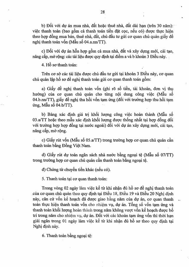 Nghị định số 254/2025/NĐ-CP quy định về quản lý, thanh toán, quyết toán dự án sử dụng vốn đầu tư công- Ảnh 28. Nghị định số 254/2025/NĐ-CP quy định về quản lý, thanh toán, quyết toán dự án sử dụng vốn đầu tư công- Ảnh 28.