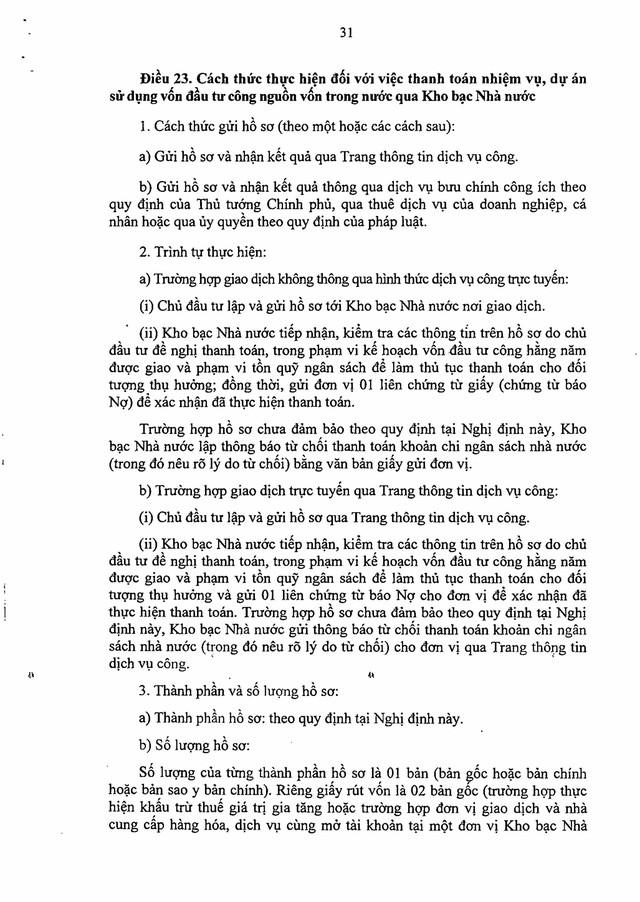 Nghị định số 254/2025/NĐ-CP quy định về quản lý, thanh toán, quyết toán dự án sử dụng vốn đầu tư công- Ảnh 31. Nghị định số 254/2025/NĐ-CP quy định về quản lý, thanh toán, quyết toán dự án sử dụng vốn đầu tư công- Ảnh 31.