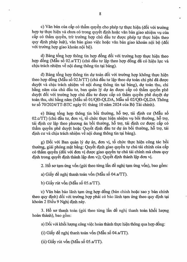 Nghị định số 254/2025/NĐ-CP quy định về quản lý, thanh toán, quyết toán dự án sử dụng vốn đầu tư công- Ảnh 8. Nghị định số 254/2025/NĐ-CP quy định về quản lý, thanh toán, quyết toán dự án sử dụng vốn đầu tư công- Ảnh 8.