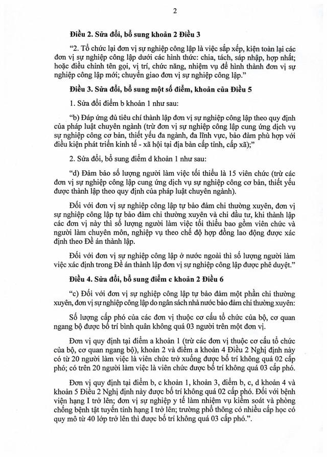 TOÀN VĂN: Nghị định số 283/2025/NĐ-CP về thành lập, tổ chức lại, giải thể đơn vị sự nghiệp công lập- Ảnh 2. TOÀN VĂN: Nghị định số 283/2025/NĐ-CP về thành lập, tổ chức lại, giải thể đơn vị sự nghiệp công lập- Ảnh 2.