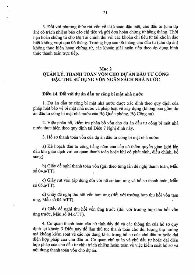 Nghị định số 254/2025/NĐ-CP quy định về quản lý, thanh toán, quyết toán dự án sử dụng vốn đầu tư công- Ảnh 21. Nghị định số 254/2025/NĐ-CP quy định về quản lý, thanh toán, quyết toán dự án sử dụng vốn đầu tư công- Ảnh 21.