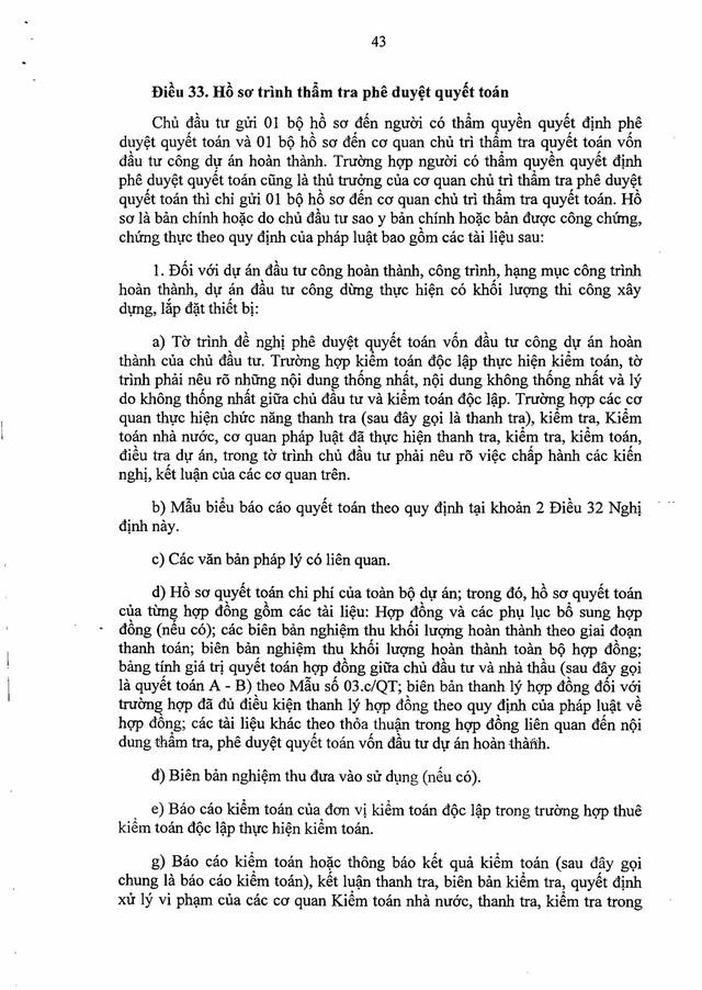 Nghị định số 254/2025/NĐ-CP quy định về quản lý, thanh toán, quyết toán dự án sử dụng vốn đầu tư công- Ảnh 43. Nghị định số 254/2025/NĐ-CP quy định về quản lý, thanh toán, quyết toán dự án sử dụng vốn đầu tư công- Ảnh 43.