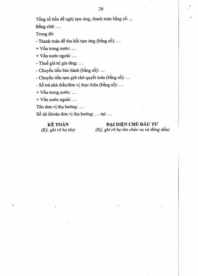 Nghị định số 254/2025/NĐ-CP quy định về quản lý, thanh toán, quyết toán dự án sử dụng vốn đầu tư công- Ảnh 93. Nghị định số 254/2025/NĐ-CP quy định về quản lý, thanh toán, quyết toán dự án sử dụng vốn đầu tư công- Ảnh 93.