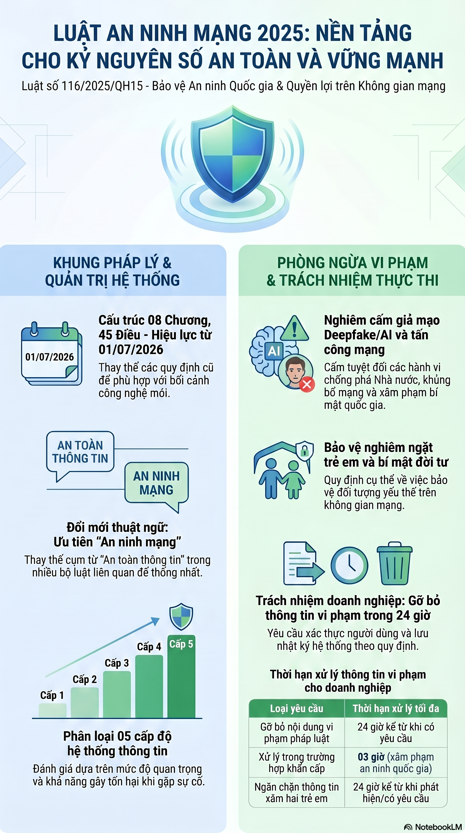 INFOGRAPHIC: Luật An ninh mang 2025 (số 116/2025/QH15)