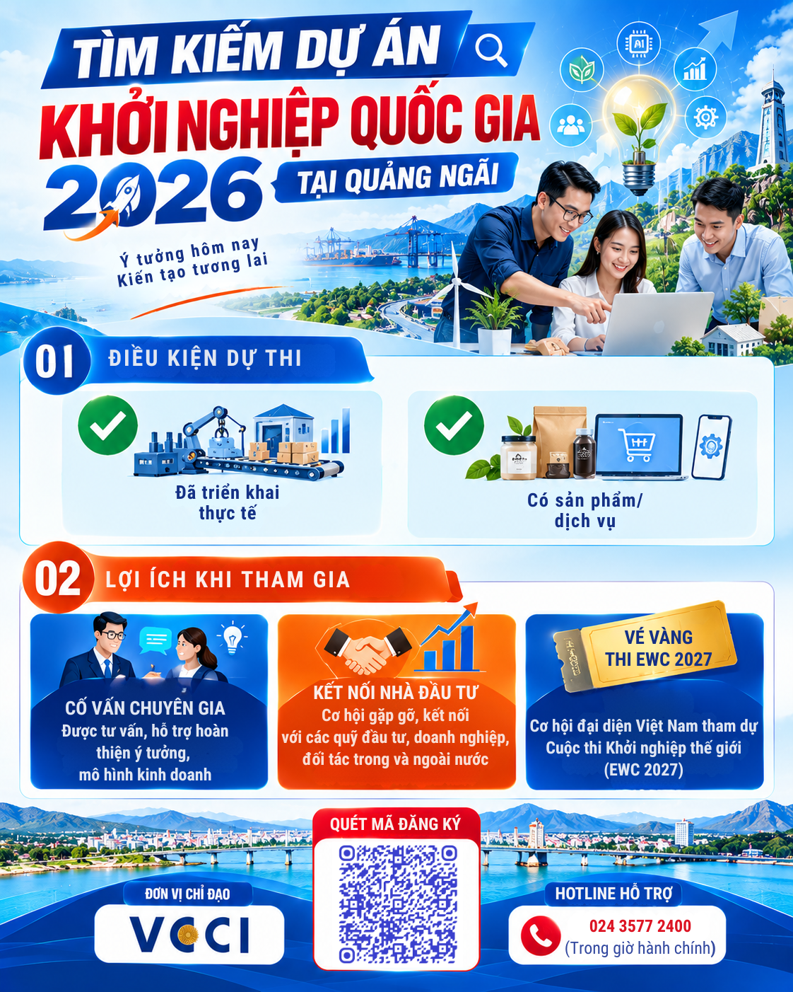 Infographic: ĐĂNG KÝ THAM GIA CUỘC THI KHỞI NGHIỆP QUỐC GIA 2026